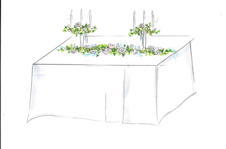 CROQUIS CHANDELIER POUR TABLE D4HONNEUR-min