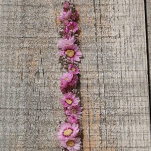 Bracelet de fleurs séchées