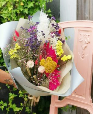 Bouquet de fleurs très coloré