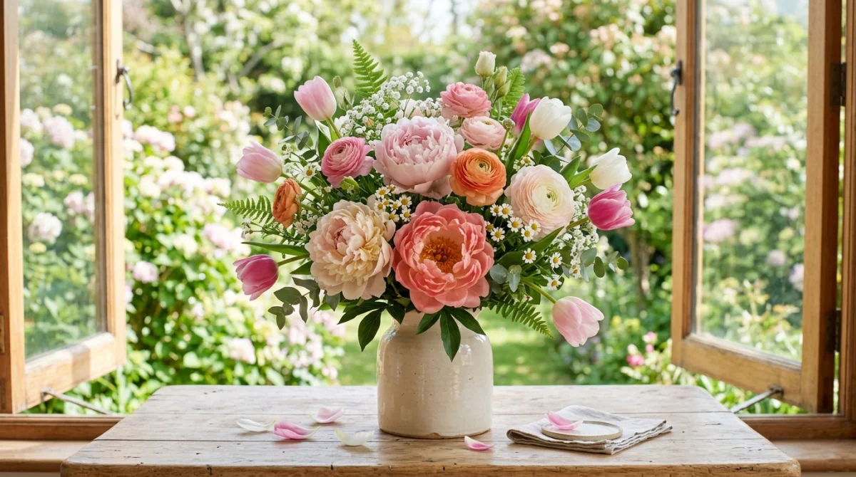 Guide des bouquets de fleurs fraîches saisonnières