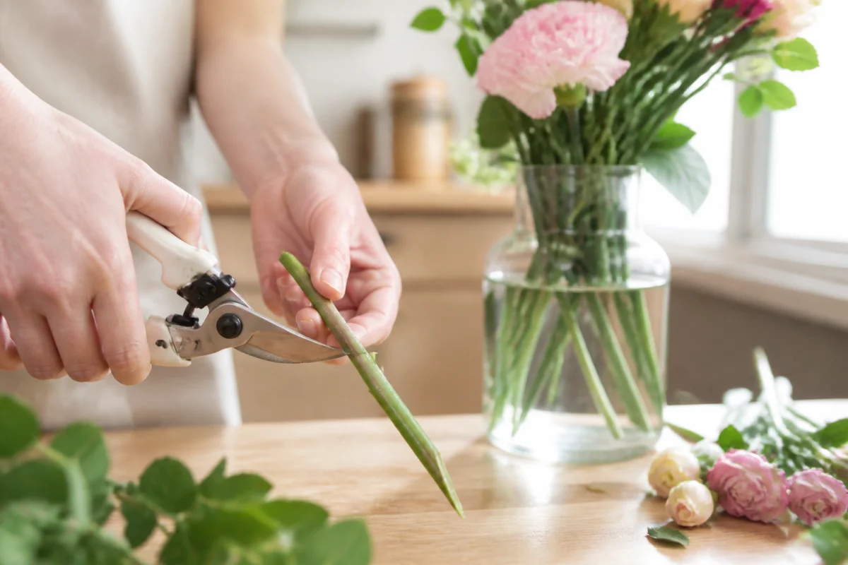 comment entretenir un bouquet de fleurs