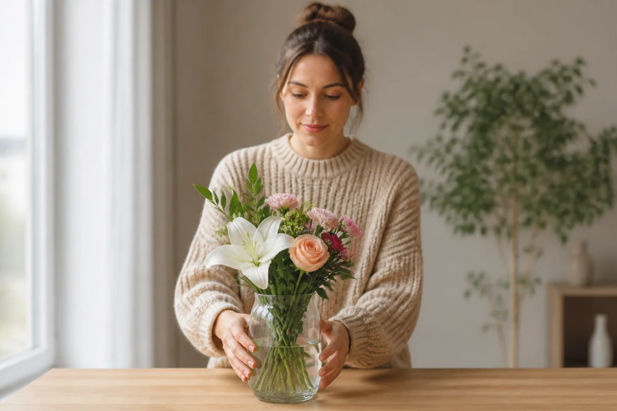 comment entretenir un bouquet de fleurs